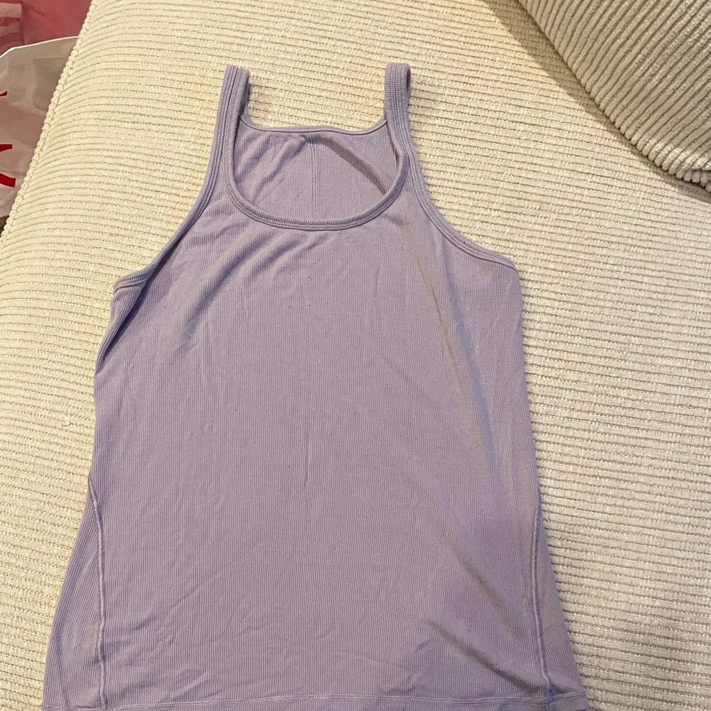 Lululemon Athletica  Hold Tighr Light Purple Tank Top